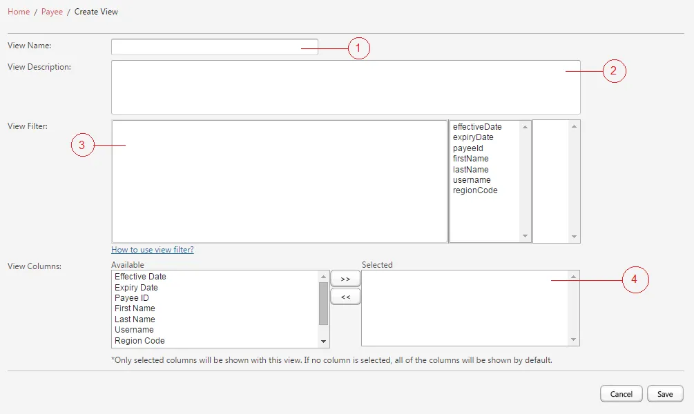 Create a Custom View